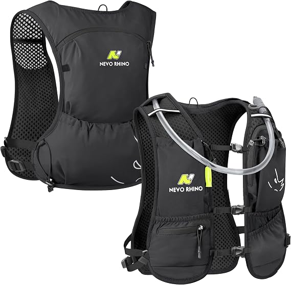 N NEVO RHINO Running Vest for Women, Hydration Vest with 1.5L Water Bladder