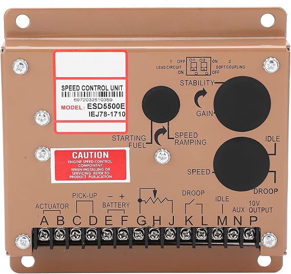 Engine Speed Regulator Electronic Control Motor Governor ESD5500e Generator Speed Controller Parts for Generator Set