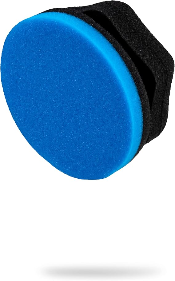 Adam's Polishes Blue Hex Grip Applicator - for Hand Polishing, Scratch Remover, Swirl Remover Scuff Removal