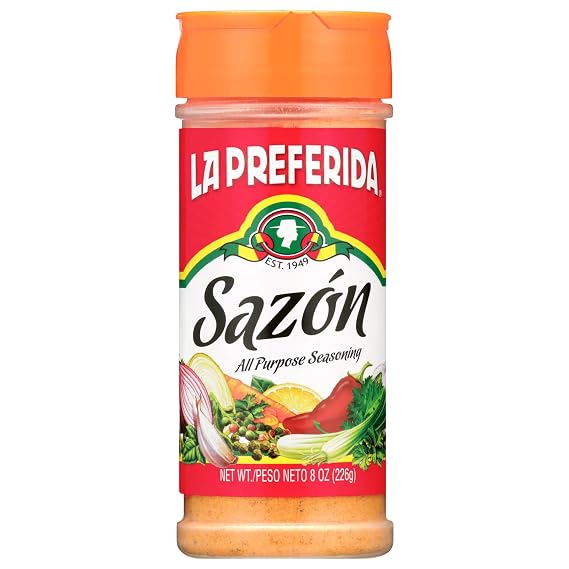 La Preferida All-Purpose Sazon (Bold Mexican Seasoning) with Paprika, Garlic & Onion Great for Meat, Grilled Veggies, Soups & Stews, Vegan-Friendly, 8oz