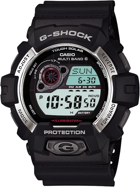 Casio GW-8900-1JF Wristwatch, G-Shock Genuine Domestic Product Radio Solar, Men's Black