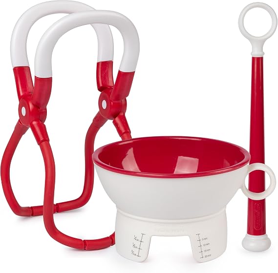 PrepWorks Canning Essentials Set - Complete Canning Tools for Safe, Efficient Home Canning, Jars, and Lid Handling