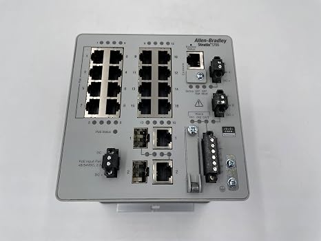 1783-BMS12T4E2CGL Allen Bradley Stratix 5700 1783 BMS12T4E2CGL Ethernet Managed Switch 1783BMS12T4E2CGL 12x 10/100 Ports