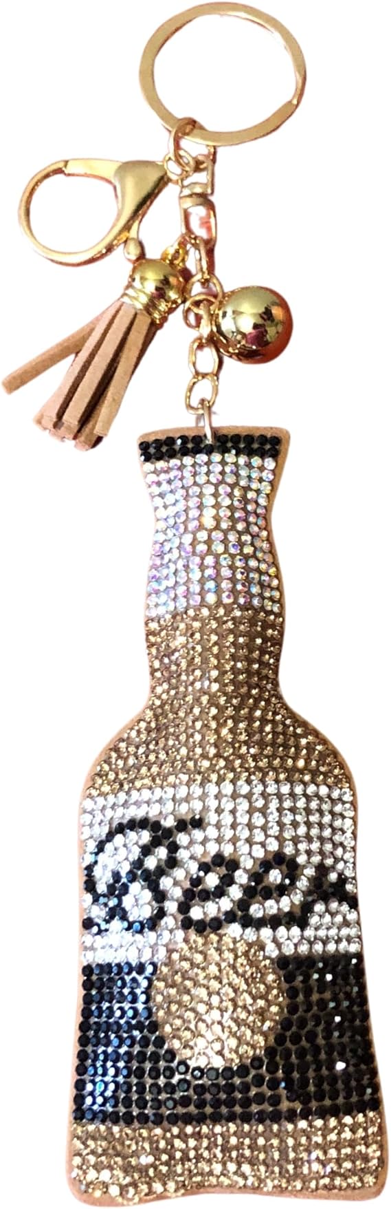 Popfizzy Rhinestone Accessories for Women - Bling Keychain Charms, Cute Purse Charms for Handbags