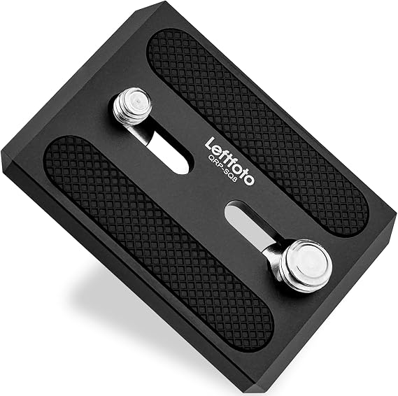 Leftfoto Camera Tripod Quick Release Plate for Sachtler Fluid Heads(FSB6T, FSB8T, FSB10T,14II,DV10 3+3, DV10 5+5,DV 2, DV 4, DV 6, DV 8, DV 8/100 Series - Replace Touch & Go Plate S