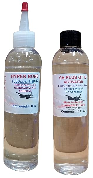 Thick CA Glue & ACTIVATOR - Large 8oz Size