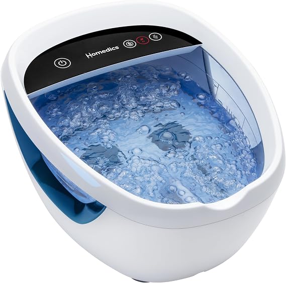 Homedics Shiatsu Bliss Footbath with Heat Boost, Foot Spa Massager