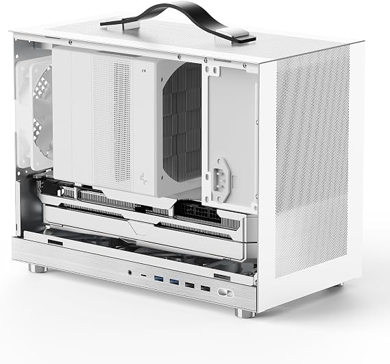 Shiny Snake G300 16.8L MESH Portable SFF Desktop Gaming PC Chassis - White