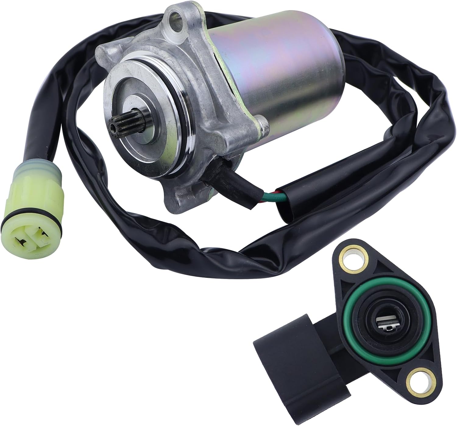 Power Shift Control Motor & Angle Sensor for Honda Rancher TRX350 TRX350FE TRX350TE 2000-2001, 31300-HN5-A11 CMU0003 463731