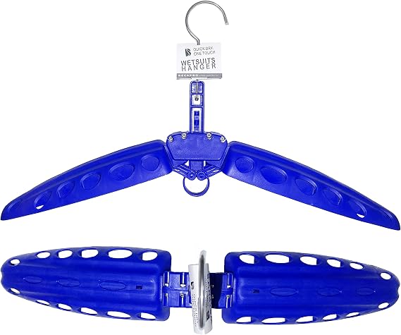 Wetsuit Hanger Foldable Surfing Suit Rack(Blue)