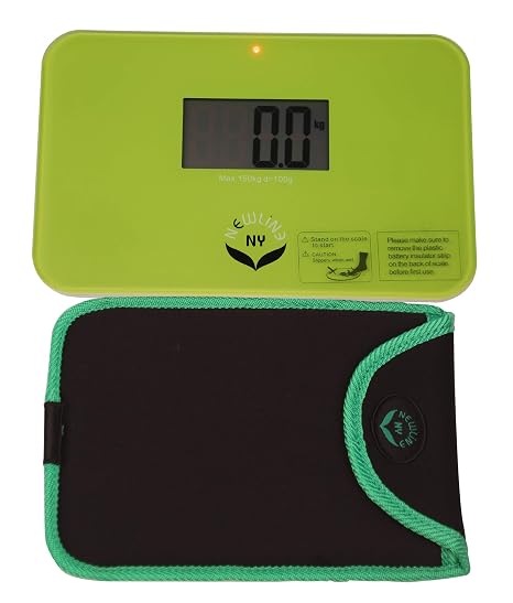 600 Super Mini Travel Bathroom Scale with Sleeve, Green