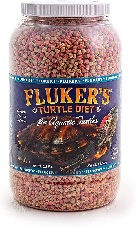 Fluker's Aquatic Turtle Diet, Food Pellets for Turtles, 3.5 lbs.