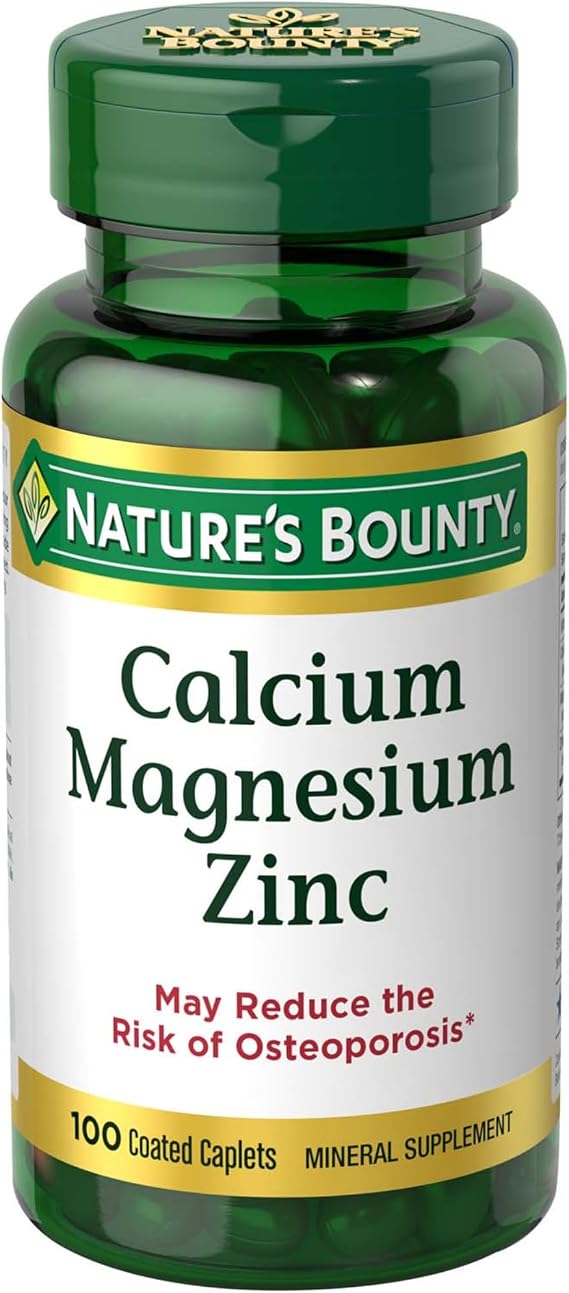 Natures Bounty Calcium Magnesium Zinc + D3 1 Paket(1 x 1 Stück)
