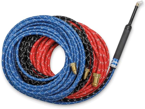 WELDCRAFT, WP-125M-12-R, Torch PKG 12.5' Braided