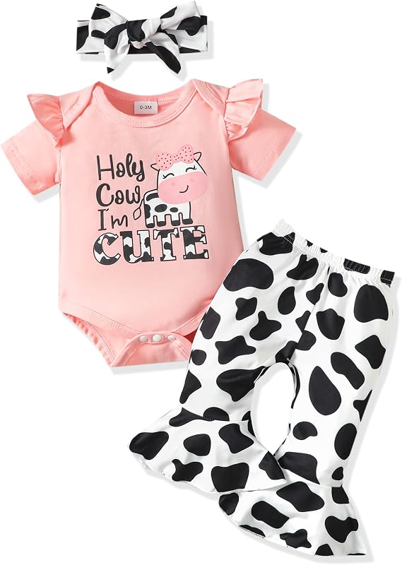 Renotemy Newborn Baby Girl Clothes Infant Summer Outfits Gifts 0-18Months