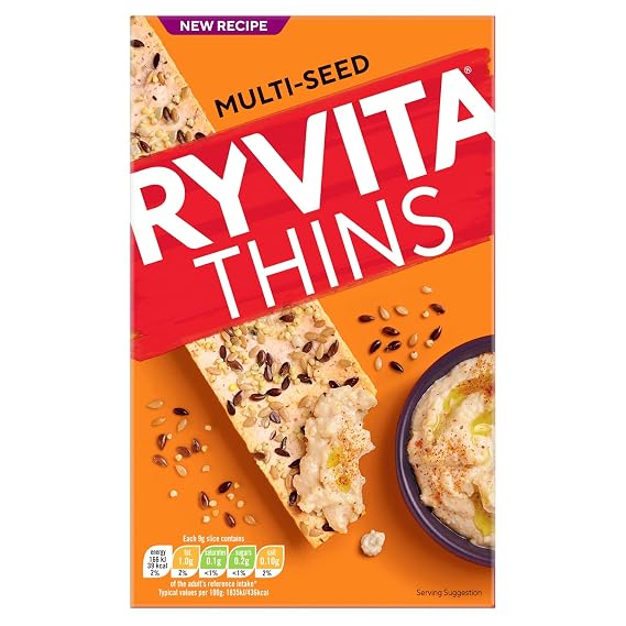 Ryvita Multi-Seed Thins, 125 g