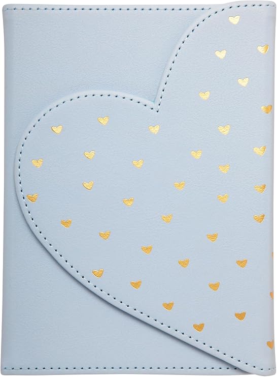 Eccolo Dayna Lee Love Journal w/ Magnetic Heart Flap 256 Ruled Pages 5.5x7