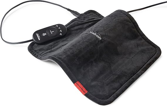 Sunbeam AdvancedHeat Heating Pad, Standard Size, Black