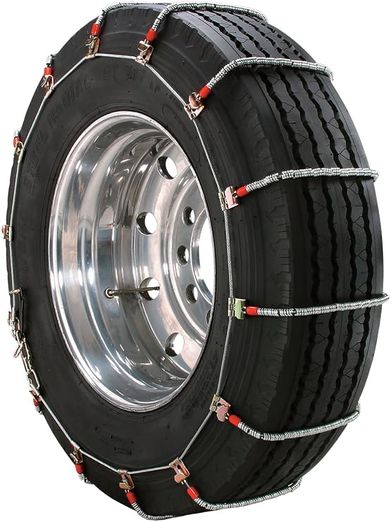 Security Chain Company TA2069 Alloy Radial Heavy Duty Truck Super Singles and Wide Base Tire Traction Chain - Pack of 1
