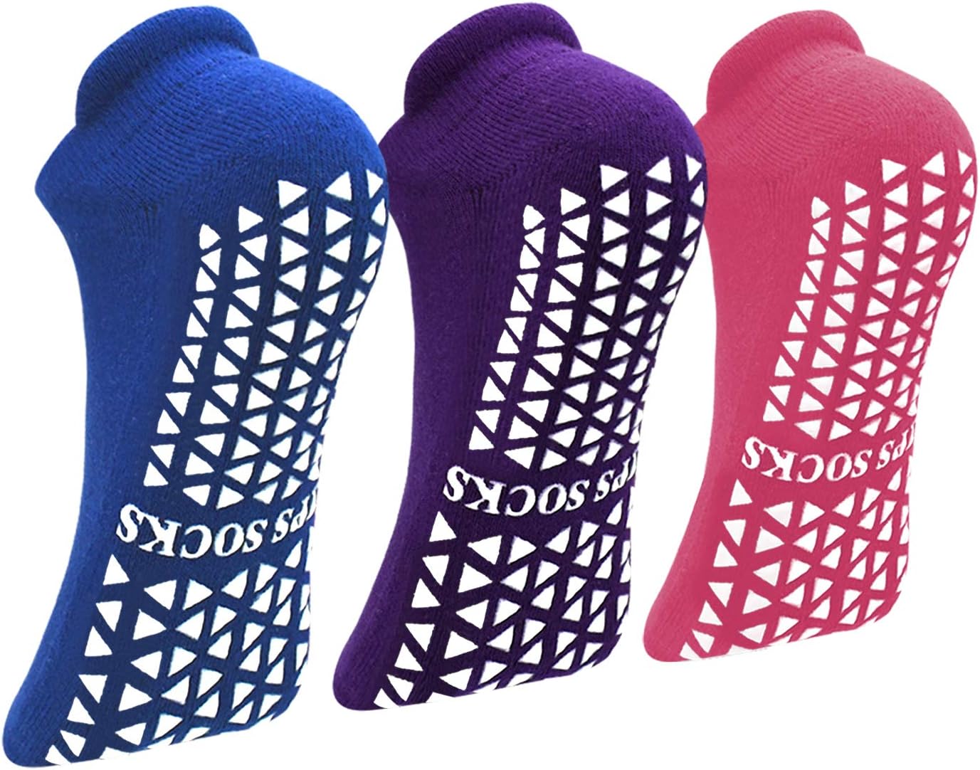 Tphon Non Slip Anti Skid Socks with Grips for Yoga Pilates Barre Fitness, Hospital Home Sticky Slipper Socks for Women Men