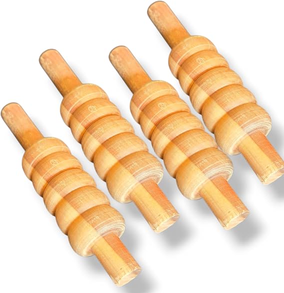 CBB Cricket Bails for Stumps Wicket Wooden Heavy Duty Set of 4