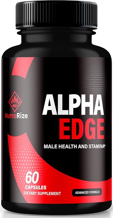 Alpha Edge Capsules, Dietary Supplement for Overall Health, Complete Daily Male Formula, Official AlphaEdge for Men to Support Peak Performance, Vitamin Reviews (60 Capsules)