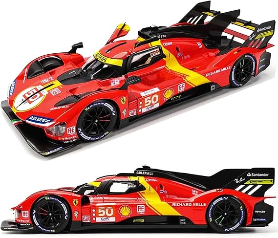 1/18 499P 50# Racing Car Le Mans Champion Alloy Luxury Vehicle Car Diecast Model for 499p 50# Adult Die cast Model Collection Gift (1/18 499p 50#)