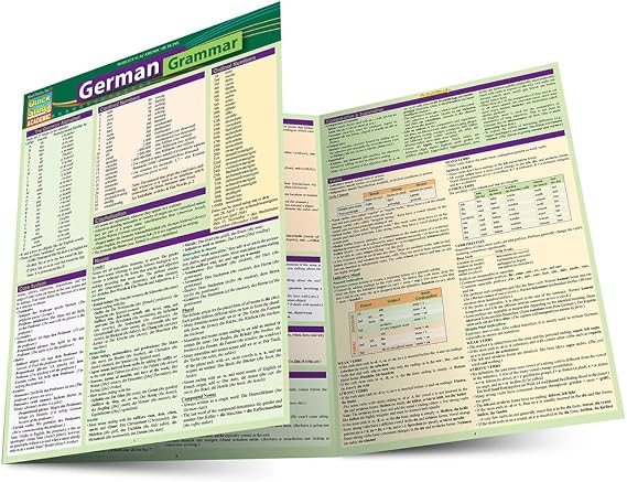 German Grammar: QuickStudy Laminated Reference Guide (QuickStudy Academic)