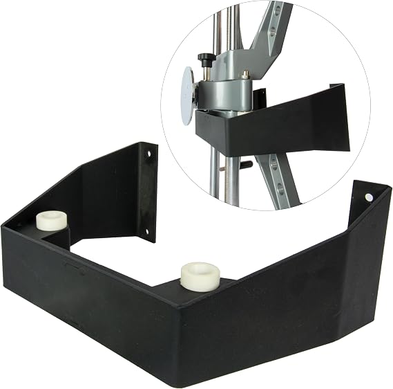 AutoSolo Wall Mount Rack for ASWG001 Wheel Alignment Clamps, Black Powder Coated Steel with Screw Set - DIY Home Garage Storage that Keeps Clamps Off the Floor