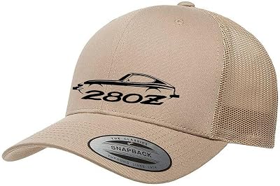 Datsun 280Z Sports Car Fully Embroidered Yupoong 6606 Snapback Trucker Fitted Cap