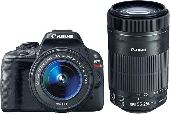 Canon Rebel SL1 18-55STM + EF-S 55-250mm f/4-5.6 is STM Lens