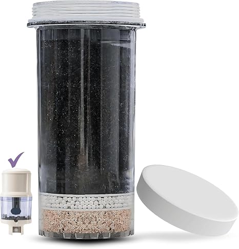 Nikken Aqua Pour 1 Filter Cartridge 1361, 1 Micro Sponge Pre-Filter 1362 - Advanced Replacement for Gravity Water Filter Purifier System 1360, PiMag Water System