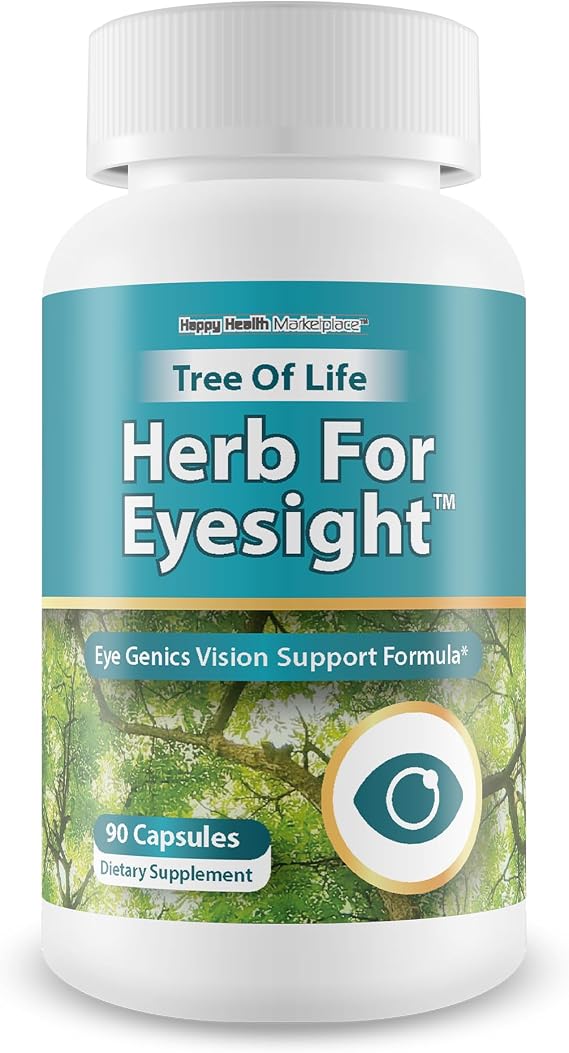 Vision Support Tree of Life Herb for Eyesight - Our Best Eye Supplement Vision Improvement Pills - Lutein Supplements for Eyes - Vision Sight Supplement Eye Health Supplements for Adults Over 50