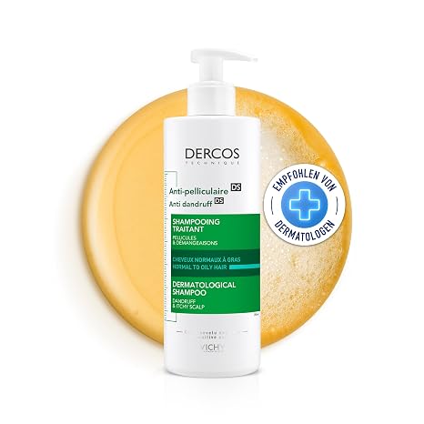 Vichy Dercos Anti-Schuppen Shampoo für fettige Kopfhaut Beruhigendes Anti-Schuppen Shampoo mildert schuppige Kopfhaut Mit Salicylsäure