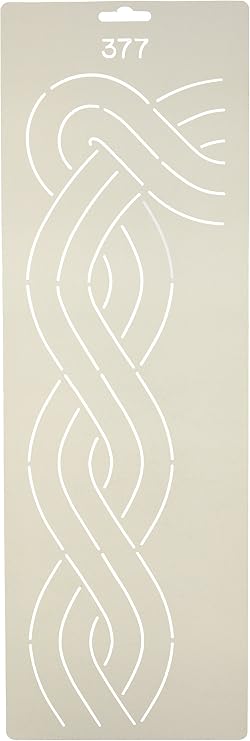 Quilting Creations Corner and Border Quilt Stencil, 3-1/2"