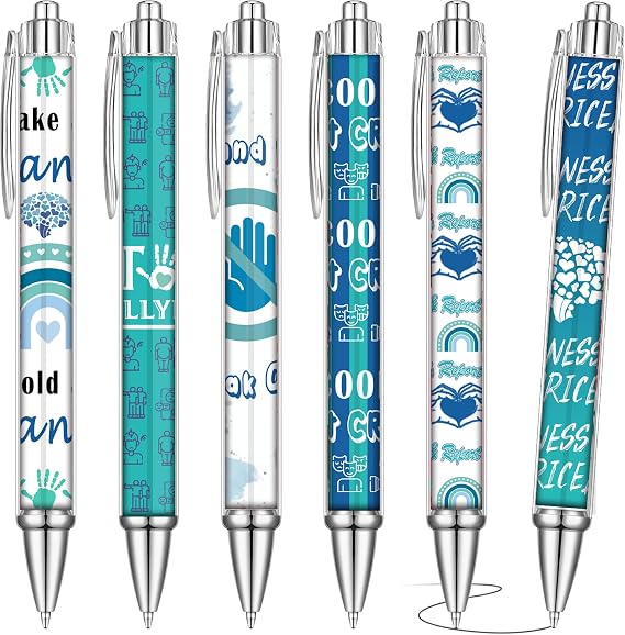 36 Ps Ballpoint Pens, Anti Bullying Theme, Calling on Evil Forces to Speak out about Non Retractable Ballpoint Pens, Office Gifts for Men And Women, Black Ink Pens