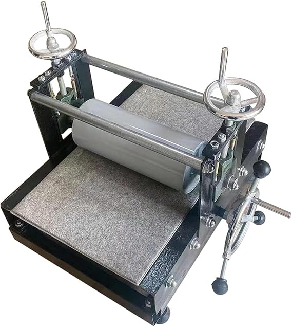 Manual Etching Printing Press, Printmaking Rubbing Machine, Small Woodcut Print Maker Woodblock Ink, Layout>30x45cm, for Block Monotype Printing and Etching, Printmaking Supplies