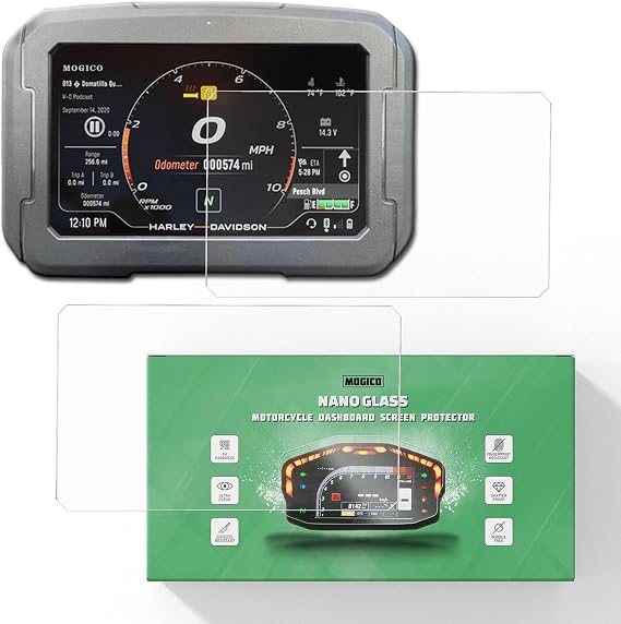 Dashboard Screen Protector for Harley-Davidson Pan America 1250 (Special/ST/CVO) 2021+ Motorcycle TFT Display Saver (2-Pack Anti-Glare)