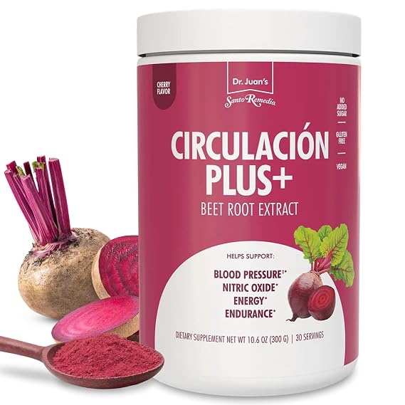 Santo Remedio Circulacion Plus with Beet Extract - 30 Servings