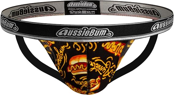 aussieBum WonderJock 2.0 HotDogg Black Pattern Jock