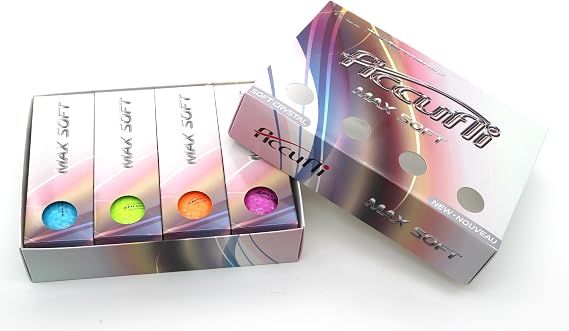 ACCUFLI Max Soft Crystal Golf Balls