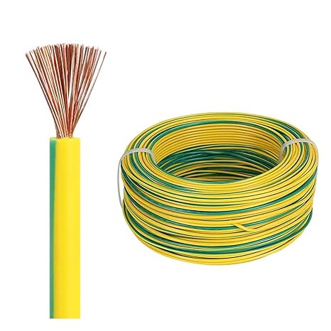 1.5mm2 Single Core Wire 30ft/65ft/100ft/165ft Multi-Strand Copper Core, PVC Insulated Power Cable, Hookup Wire for Electronics, CE Certified(100ft)