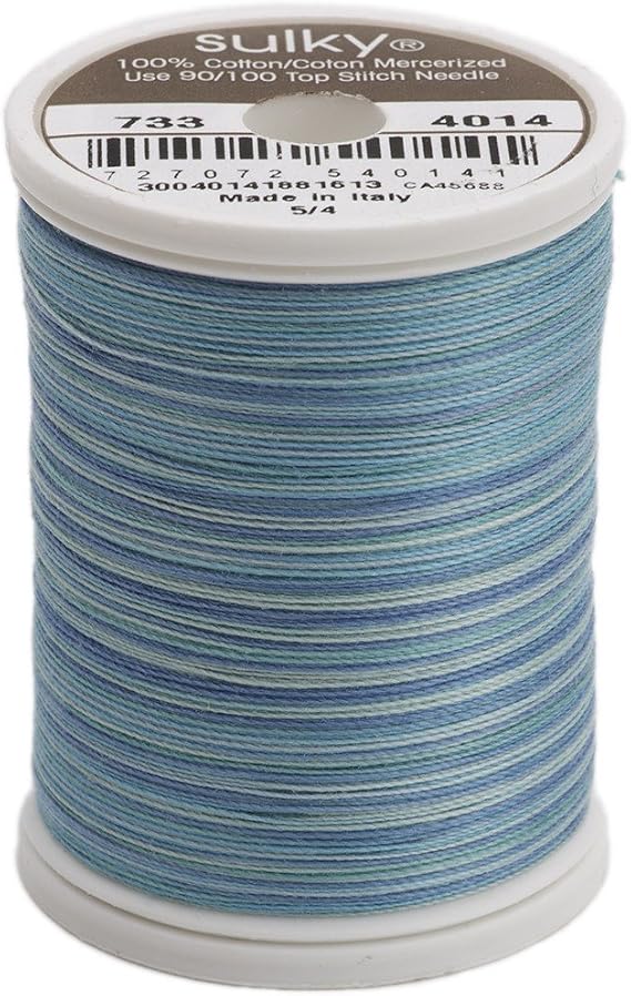 Sulky Blendables Thread for Sewing, 500-Yard, Ocean Blue