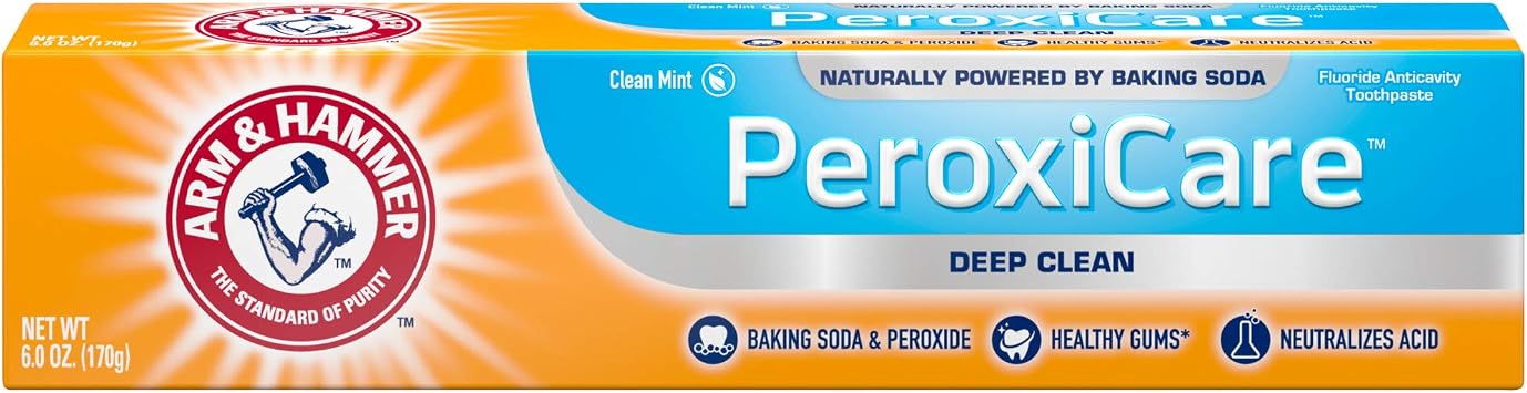 Arm & Hammer PeroxiCare Deep Clean Toothpaste, 6 oz. Packaging May Vary