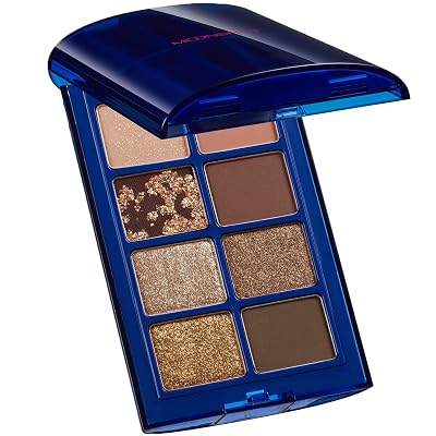 Moonshot Performance 8X Palette 03 Blazing - Burgundy Matte and Brown Shades Contour Palette, Cream Based Gold & Pink Glitter Eyeshadow - Rich Colors with Velvety Texture & Lasting Finish