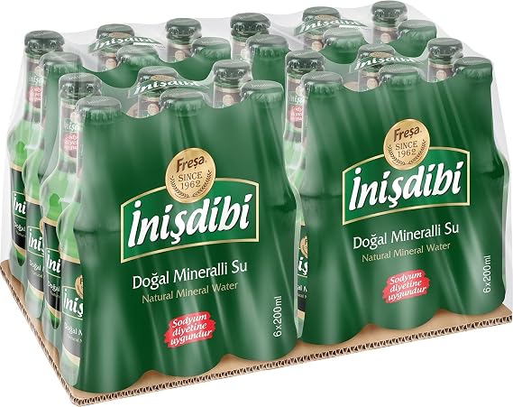 inişdibi Freşa Maden Suyu 200 ml x 3 Koli (72 Şişe)