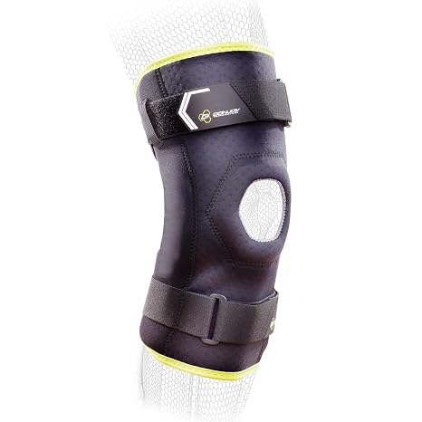 DonJoy Performance Bionic Comfort Hinged Knee Brace for Meniscus Injury & Sprained Ligaments - Wrap-Around Style Brace for Athletes and Active Users, Small/Medium