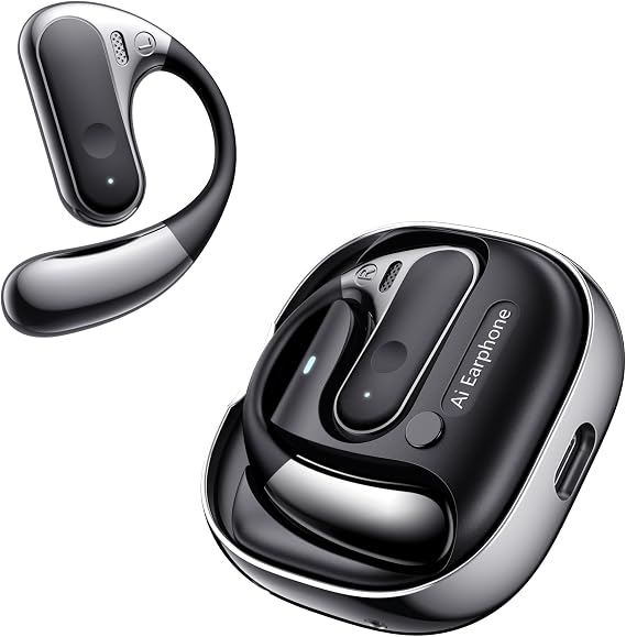 AI Translation Earbuds - 139 Languages Real-Time Translator for Travel/Business/Learning (3-in-1: Translate/Calls/Music),7 Translation scenarios,3 Modes