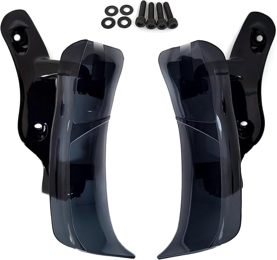 ABS Fairing Windshield Side Wings, Dark Blue