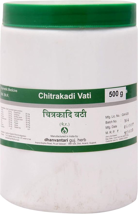 Chitrakadi Vati- 500 Grams